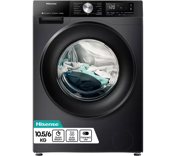 Hisense WD3S1043BB3 Washer Dryer Black
