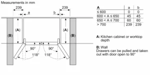 Bosch KFN96APEAG French Door Fridge Freezer, 605L, Total No Frost, Silver - Image 5