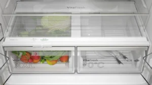 Bosch KFN96APEAG French Door Fridge Freezer, 605L, Total No Frost, Silver - Image 9