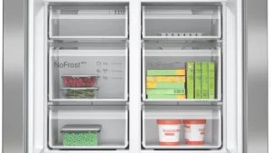 Bosch KFN96APEAG French Door Fridge Freezer, 605L, Total No Frost, Silver - Image 10