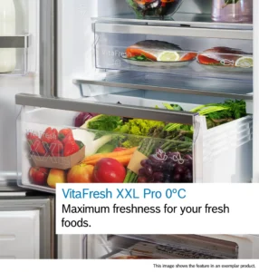 Bosch KFN96APEAG French Door Fridge Freezer, 605L, Total No Frost, Silver - Image 16