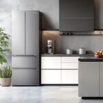 Fridgemaster MF70450ES French Door Fridge Freezer, 485L, Total No Frost, Silver - Image 4