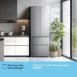 Fridgemaster MF70450ES French Door Fridge Freezer, 485L, Total No Frost, Silver - Image 19