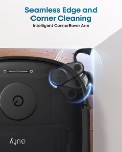 eufy E25 Robot Vacuum & Mop with All-in-One Station, Black (T2353) - Image 7
