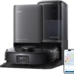 eufy E25 Robot Vacuum & Mop with All-in-One Station, Black (T2353)