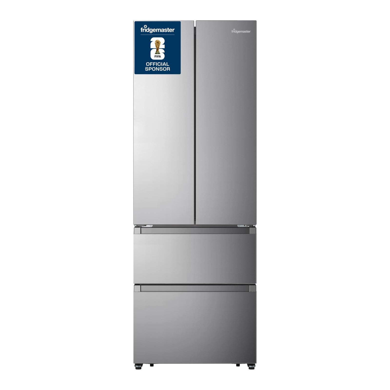 Fridgemaster MF70450ES French Door Fridge Freezer, 485L, Total No Frost, Silver Fridgemaster MF70450ES French Door Fridge Freezer, 485L, Total No Frost, Silver - Image 1