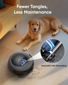 eufy Omni C20 Robot Vacuum & Mop with All-in-One Station, Black (T2280) - Image 4