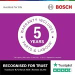 Bosch WGG254Z1GB Series 6 10kg Washing Machine, 1400rpm, White/Black - Image 9