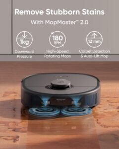 eufy X10 Pro Omni Robot Vacuum & Mop with All-in-One Station, Black (T2351) - Image 3
