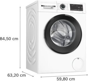 Bosch WGG254Z1GB Series 6 10kg Washing Machine, 1400rpm, White/Black - Image 6