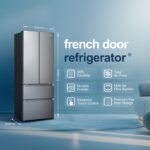 Fridgemaster MF70450ES French Door Fridge Freezer, 485L, Total No Frost, Silver - Image 11