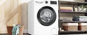 Bosch WGG254Z1GB Series 6 10kg Washing Machine, 1400rpm, White/Black - Image 2