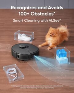eufy X10 Pro Omni Robot Vacuum & Mop with All-in-One Station, Black (T2351) - Image 8