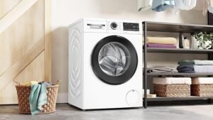 Bosch WGG254Z1GB Series 6 10kg Washing Machine, 1400rpm, White/Black - Image 8