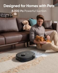 eufy X10 Pro Omni Robot Vacuum & Mop with All-in-One Station, Black (T2351) - Image 6