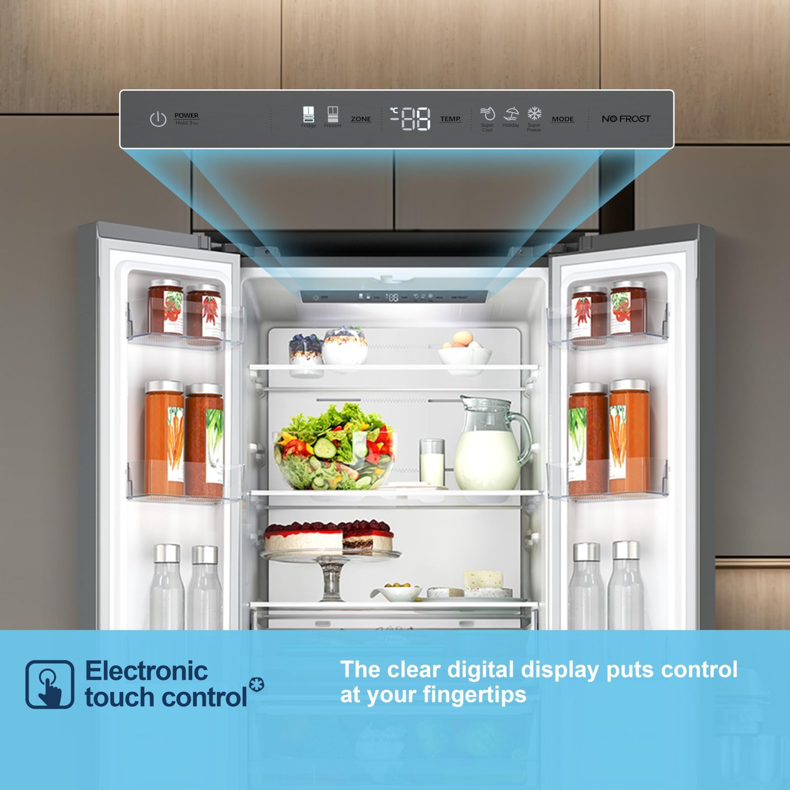 French door fridge freezer modern kitchen layout
