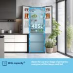 Fridgemaster MF70450ES French Door Fridge Freezer, 485L, Total No Frost, Silver - Image 17