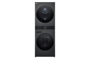 LG WT1210BBTN1 WashTower 12kg/10kg 1400rpm Washer Dryer, Platinum Black